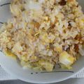 芽依ちゃんママ☆彡's cooksnap of when they made 梅！うめぇ～★オイマヨ～～チャーハン♪.
