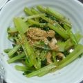 ユカワンコ's cooksnap of when they made ♡小松菜と油揚げのゴマ油炒め♡　.