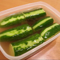 とうやんママ's cooksnap of when they made 丸ごと！きゅうりの浅漬け.