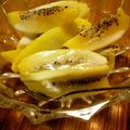 月見なっとう's cooksnap of when they made ヘルシーで美味☆簡単キウィの豆乳かけ.