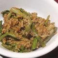 ミズホ@M's cooksnap of when they made アスパラ麻婆風♪.