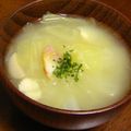 miino's cooksnap of when they made あったまるよ♪白菜とかぶのカレースープ.