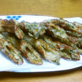 taruママ's cooksnap of when they made ちくわの磯辺揚げ.