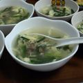 こん２'s cooksnap of when they made ニラとしめじと卵のスープ.