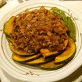 こうまさmam's cooksnap of when they made ☆素揚げカボチャの挽き肉あんかけ☆.