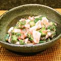 ちべターリー's cooksnap of when they made たたき長芋とオクラのたらこ和え.