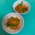 クックあさみちゃん's cooksnap of when they made 母のお弁当のすみっこ人参ピーマン炒め.
