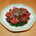piro55's cooksnap of when they made 免疫力↑トマトとつるむらさきのポン酢合え.