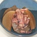 きらり流れ星's cooksnap of when they made 大根とイカのホクホク煮.