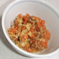 きらり流れ星's cooksnap of when they made 大根の皮・しいたけの軸を使って鶏そぼろ☆.