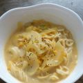 pe◎'s cooksnap of when they made ヘルシー！かぼちゃの味噌クリームパスタ♪.