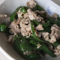 きらり流れ星's cooksnap of when they made 豚肉とピーマン炒め.