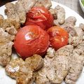 やまうさ's cooksnap of when they made 焼きトマトでシンプルポークソテー　.