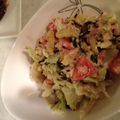 ミーコ♫'s cooksnap of when they made キャベツとトマトと沢庵の和サラダ.