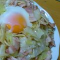 しぽリん's cooksnap of when they made ★ベーコンとキャベツの和風スパゲッティ.