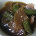 koroo16's cooksnap of when they made オクラと鶏肉のおかず.