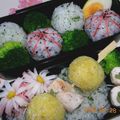 ninninchung's cooksnap of when they made キャラ弁おかず☆カニカマのお花☆.