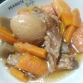 南国の桜花's cooksnap of when they made 圧力鍋で簡単！豚軟骨＆根菜煮込み.