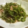 時花菜's cooksnap of when they made お弁当に！かりかりベーコンとピーマン炒め.