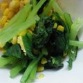かぴーな's cooksnap of when they made 小松菜とコーンの煮びたし.