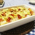 えみんちゅ＊'s cooksnap of when they made 朝食に♪温玉ベーコンパングラタン♪.