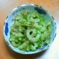 さっちん８２９'s cooksnap of when they made ゴーヤの梅おかか和え.
