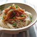 doiko's cooksnap of when they made ✿冷やしそうめんキムチ乗せ✿.