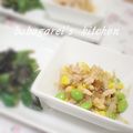 ババガレイ's cooksnap of when they made *アボカドと海藻麺のプチプチジュレ和え*.