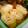 あひるの娘's cooksnap of when they made お弁当に♪カニカマ卵焼き.