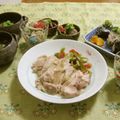 赤い電話's cooksnap of when they made 塩麹で蒸し鶏！夏野菜とともに.