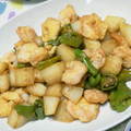 tut623's cooksnap of when they made 冬瓜とししとうとエビプリの甘酢炒め.