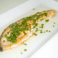ちー（・＿・）'s cooksnap of when they made お魚は美味しい☆鮭のソテーをねぎソースで.