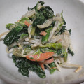 fu♪♪'s cooksnap of when they made もやしとほうれん草人参のマヨネーズナムル.