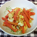 龍青空ママ's cooksnap of when they made ●にんじんの卵とじ●.