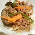 OIPI's cooksnap of when they made 簡単☆時短☆なすと挽肉のカラフル丼.