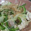めかにか's cooksnap of when they made ゴーヤー玉葱鶏もも肉の塩胡椒炒め.