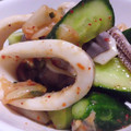 tadanoOL's cooksnap of when they made きゅうりとイカのキムチの素和え.