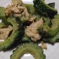 Nana983's cooksnap of when they made ゴーヤのゴマ味噌炒め.