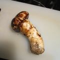 バカリャウ's cooksnap of when they made マツタケの下ごしらえ.