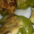 霧谷莉央's cooksnap of when they made 豆腐でふわっとヘルシー♪ピーマンの肉詰め.