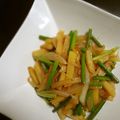 kebeibiko's cooksnap of when they made ニンニクの芽とポテトのバター醤油炒め♪.