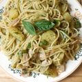 29t's cooksnap of when they made スパゲティ　ジェノベーゼ.