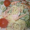 このこのまんま's cooksnap of when they made ちょっとリッチな味のスパサラ.