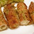 くるみ小枝's cooksnap of when they made ♥クリームチーズインちくわの磯辺揚げ♥.