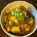 askneve's cooksnap of when they made じゃがいもとミンチの甘辛煮.