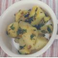 grisgries's cooksnap of when they made じゃがいもの香菜炒め.