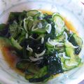 きよっぴん13's cooksnap of when they made きゅうりとわかめの酢の物.