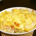 みーにゃろ's cooksnap of when they made えび＆とろたまクリーミーグラタン.