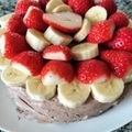 クックT1KVKJ☆'s cooksnap of when they made チョコレートクリームデコレーションケーキ.