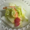 はっぴーはりぼ's cooksnap of when they made 白菜とりんごのサラダ.